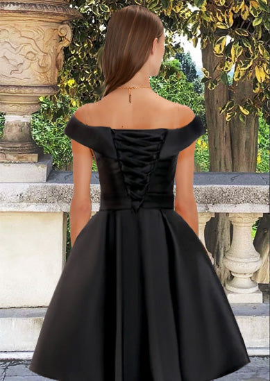 Elegant Cute Tuxedo Bow Tie Dress Corset Back Prom Evening Black Satin Mini Dresses For Women 2025 Summer Sexy Birthday Graduation Party Dresses