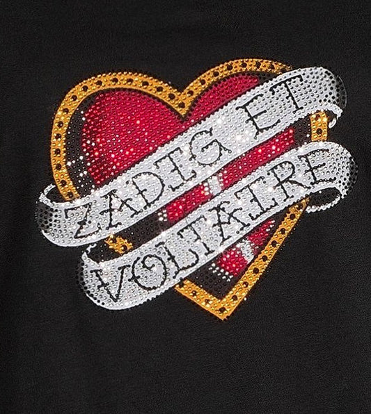 Tattoo Rhinestone Top Love Heart Letter 100% Cotton T-Shirt For Women Summer O-Neck Short Sleeve Diamond Pattern Tops Luxury Chic Y2k Tee