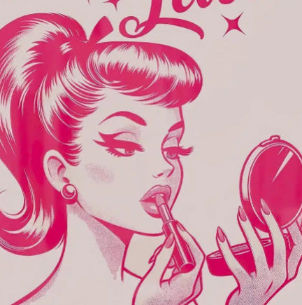 "Better Late than Ugly" Printed Vintage Wall Art Pink Preppy Hipster Wall Art Modern Home Decor Fashionable Preppy W sign