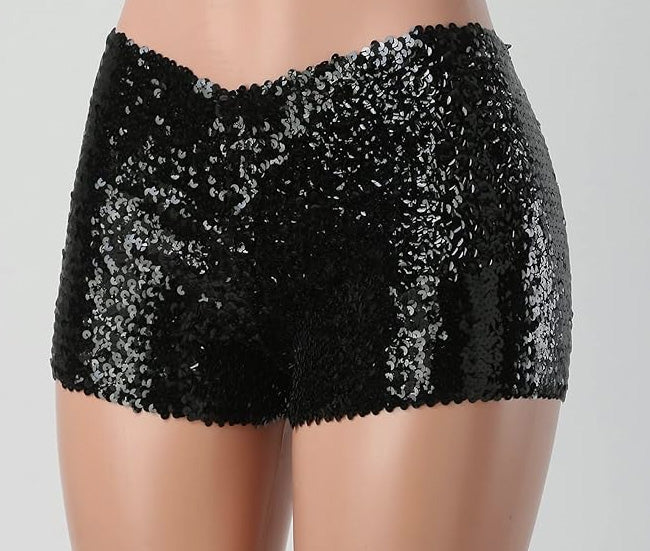 Y2K Chic Leopard Print Sequins Shorts Wild Hot Pink Spicy Shorts or Mini Skirt Party Clubwear Bottoms