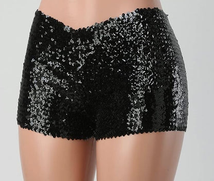 Y2K Chic Leopard Print Sequins Shorts Wild Hot Pink Spicy Shorts or Mini Skirt Party Clubwear Bottoms