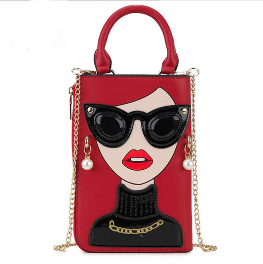 Sexy Posh Lady Purses and Handbags for Women Fashion Designer Bag Chain Shoulder Channel Party Clutch Fun Purse Y2k