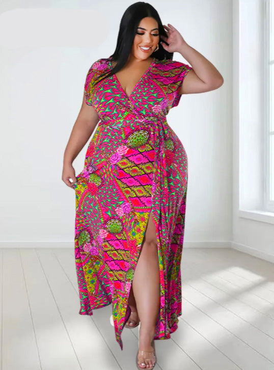 Fun Flirty Hot Dress for Women V Neck Loose Sleeveless Maxi Full Length Dress New In Summer Clothes