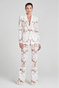 Gorgeous Sequin Lace Womes Suit Set Showstopper New! 2025 Designer Runway Suit Set Women's Single Button Guipure Lace Sequined Blazer Pants Suit