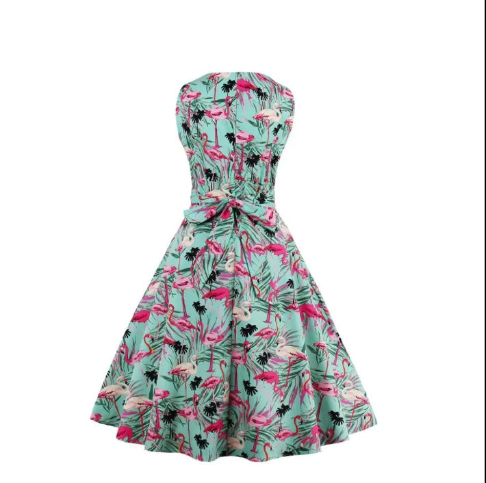 Gorgeous Print Many Styles! Vintage Dress Women Casual Pin Up 50s Rockabilly Summer Party Dresses Feminino Vestidos
