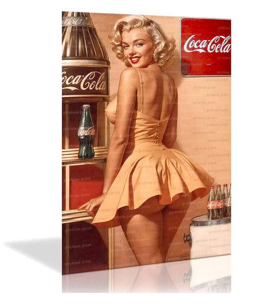 Marilyn Monroe Metal Tin Aluminum Plaque Sign Marilyn Art